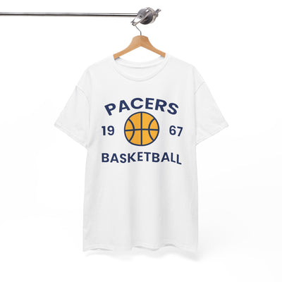Pacers Basketball Tee – Vintage 1967 Basketball Graphic Shirt – breathable comfort wear, lightweight game day shirt, image 1.0