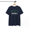 White Smoke Philadelphia Football Athletic Tee football tee college style  sports shirt  team spirit  athletic tee