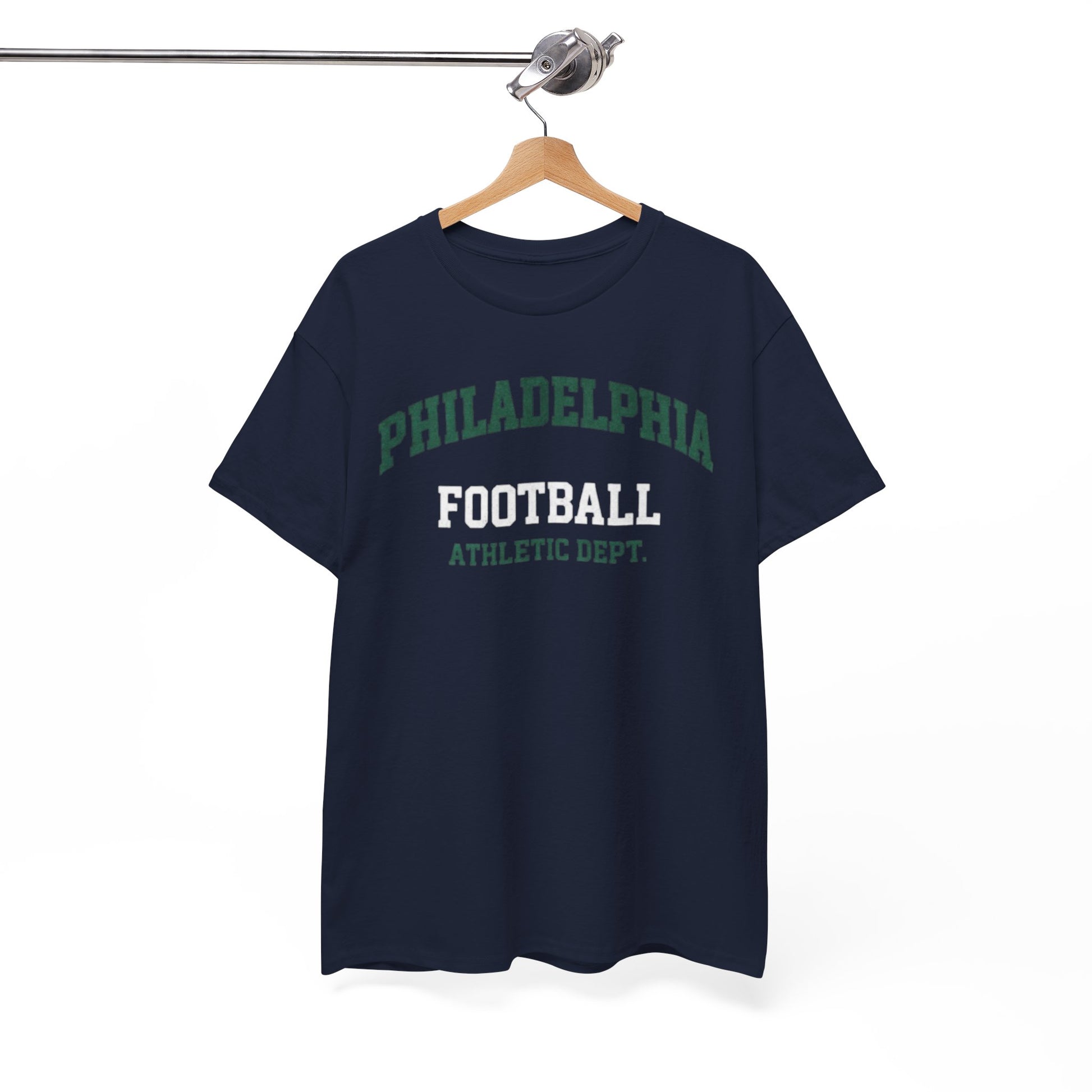 White Smoke Philadelphia Football Athletic Tee football tee college style  sports shirt  team spirit  athletic tee