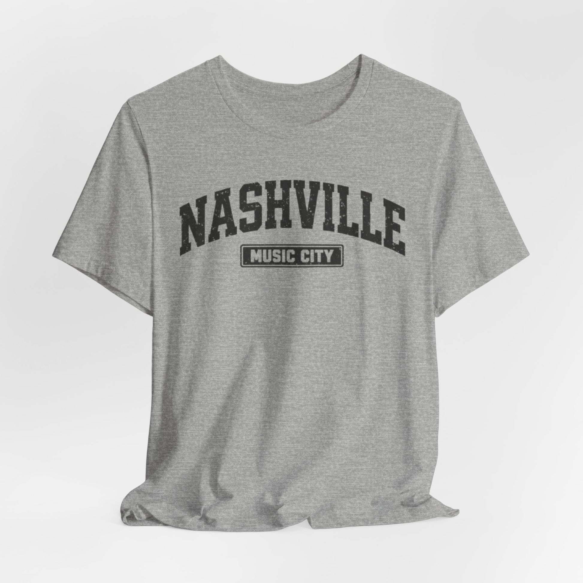 Lavender Nashville Music City Tee — Collegiate Vintage T-Shirt Vintage 90s Streetwear