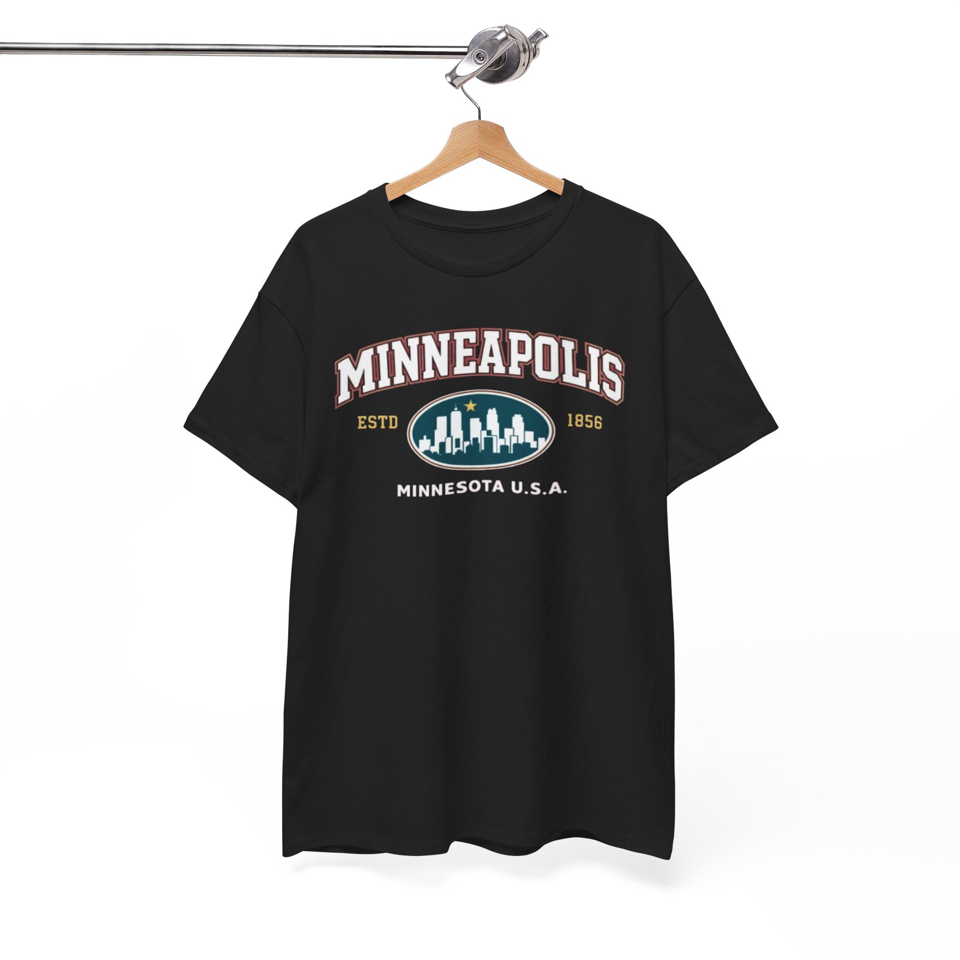Minneapolis Skyline Tee — Minnesota U.S.A. City Graphic T-Shirt streetwear fashion product image 3