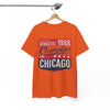 White Smoke Chicago Marathon Champion 1986 T-Shirt – Vintage Athletic Streetwear Tee