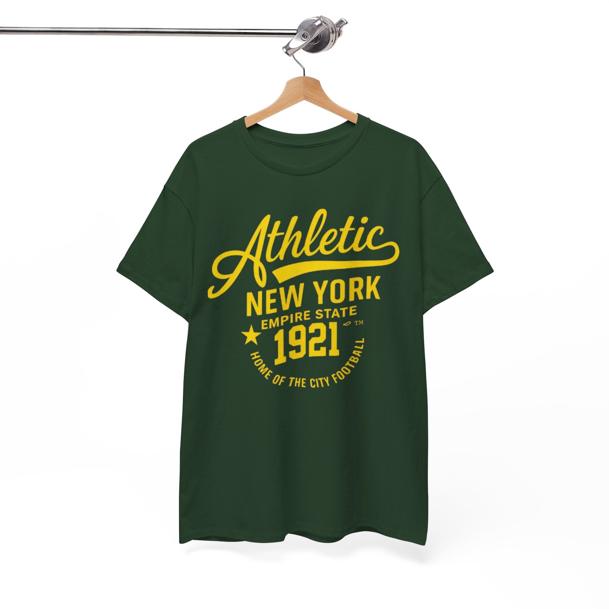 White Smoke Athletic New York 1921 T-Shirt — Vintage Collegiate Tee