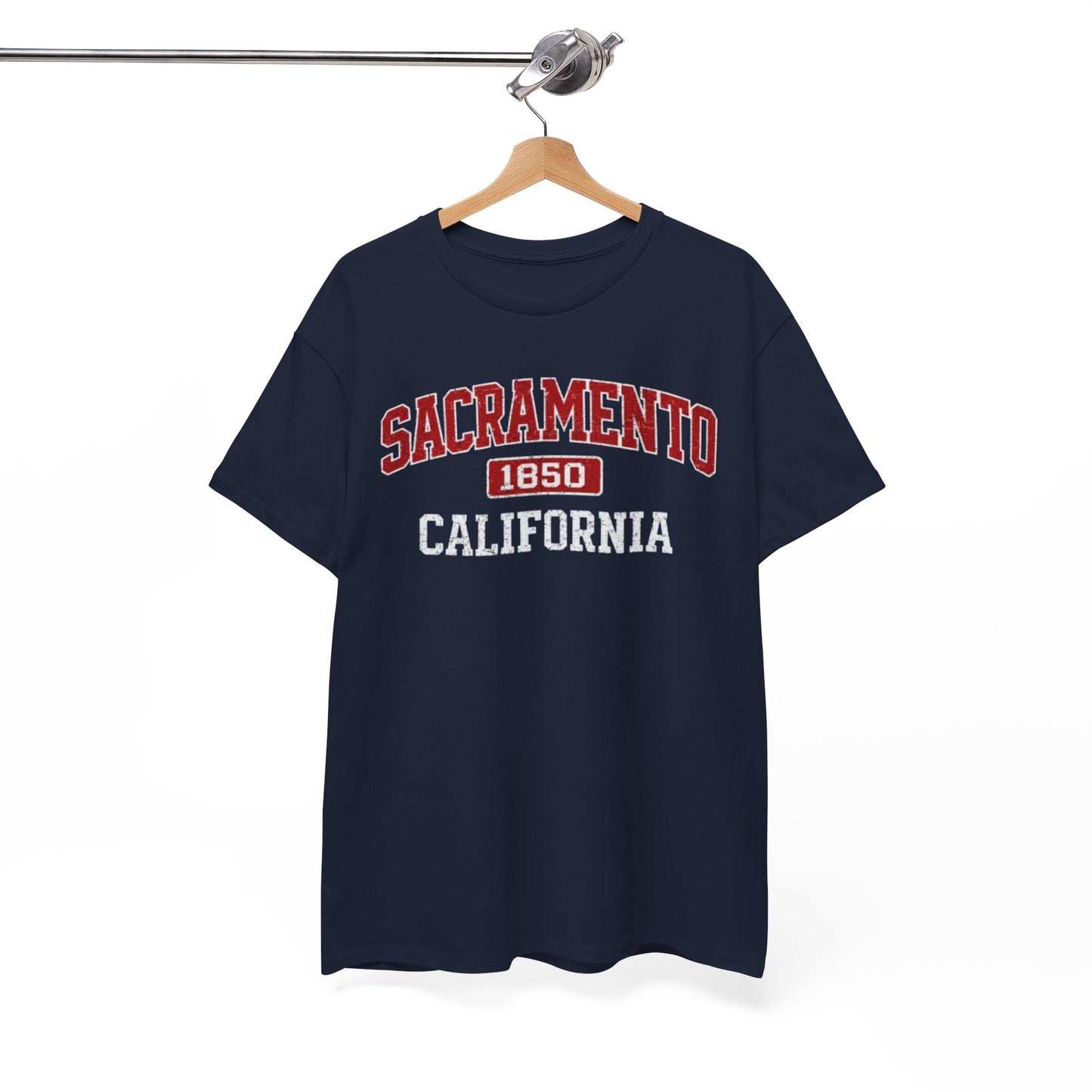 Sacramento 1850 California Tee — Vintage City  T-Shirt – football shirt, breathable comfort wear, image 1.0