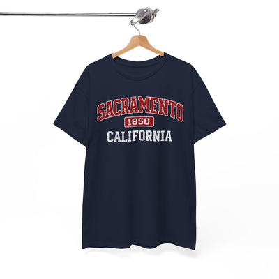 Sacramento 1850 California Tee — Vintage City  T-Shirt – football shirt, breathable comfort wear, image 1.0
