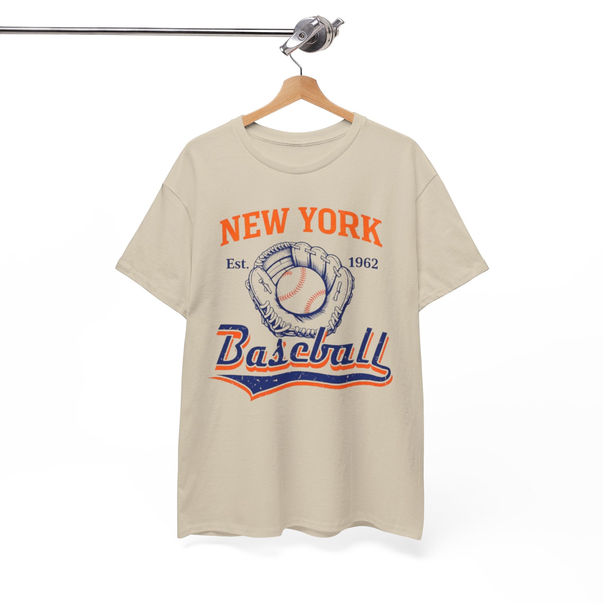 White Smoke New York Baseball Vintage Graphic Tee