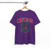 White Smoke Chicago Illinois Windy City 23 T-Shirt – Urban Basketball Streetwear Tee