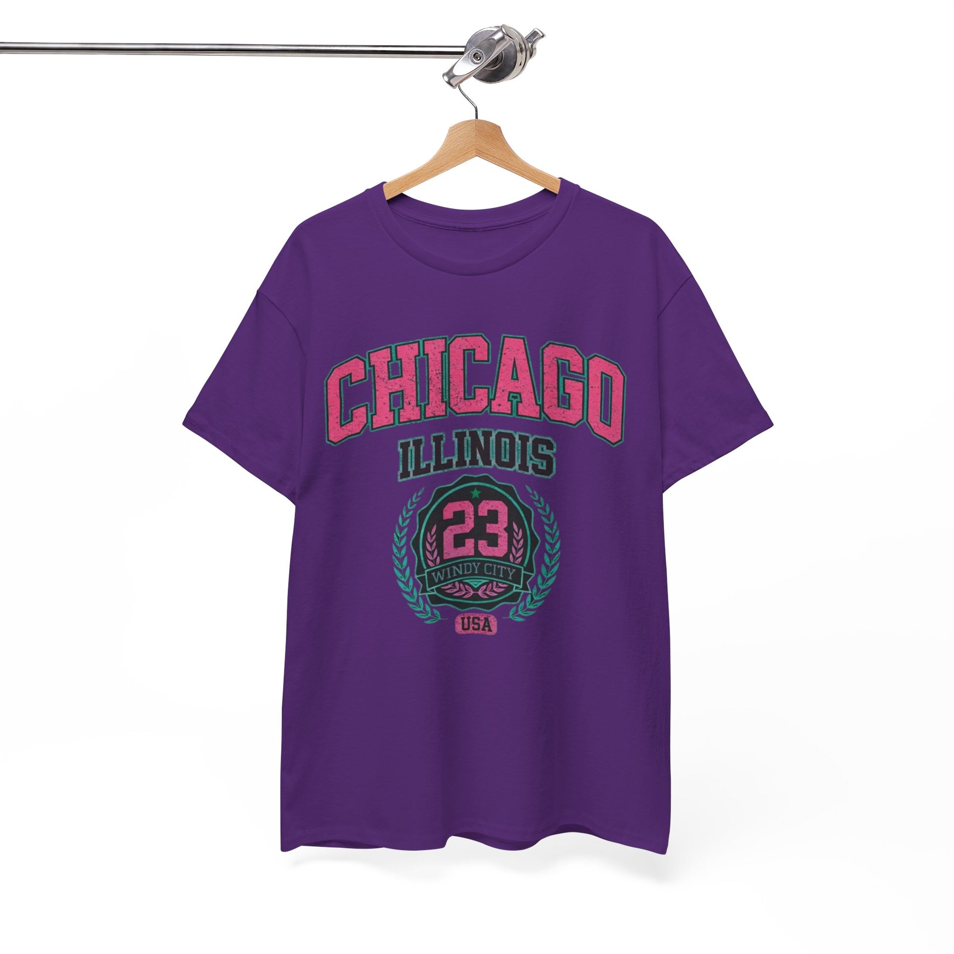White Smoke Chicago Illinois Windy City 23 T-Shirt – Urban Basketball Streetwear Tee