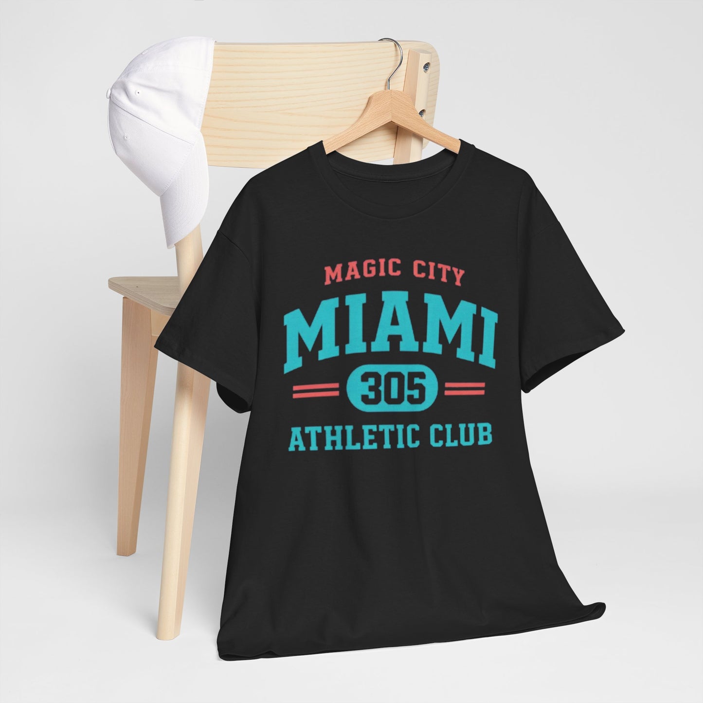 Miami 305 Athletic Club T-Shirt — Magic City Vintage Sport Tee
