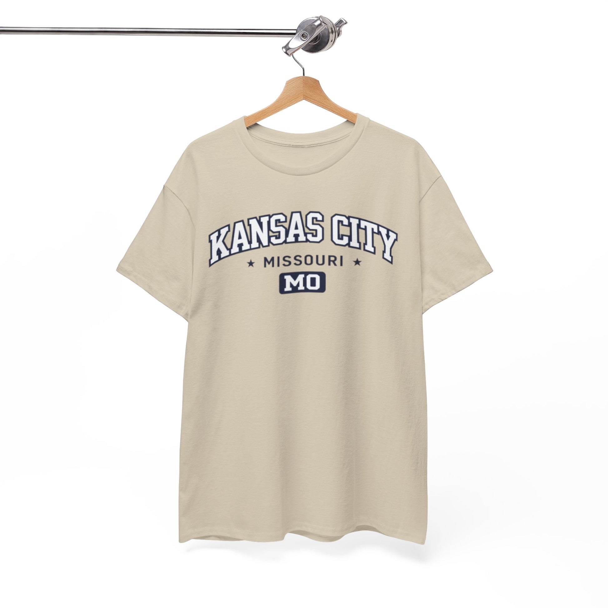White Smoke Kansas City Missouri Tee — KC Vintage Arch Graphic T-Shirt