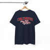 White Smoke Columbus Ohio Varsity T-Shirt – Retro College Style Streetwear Tee