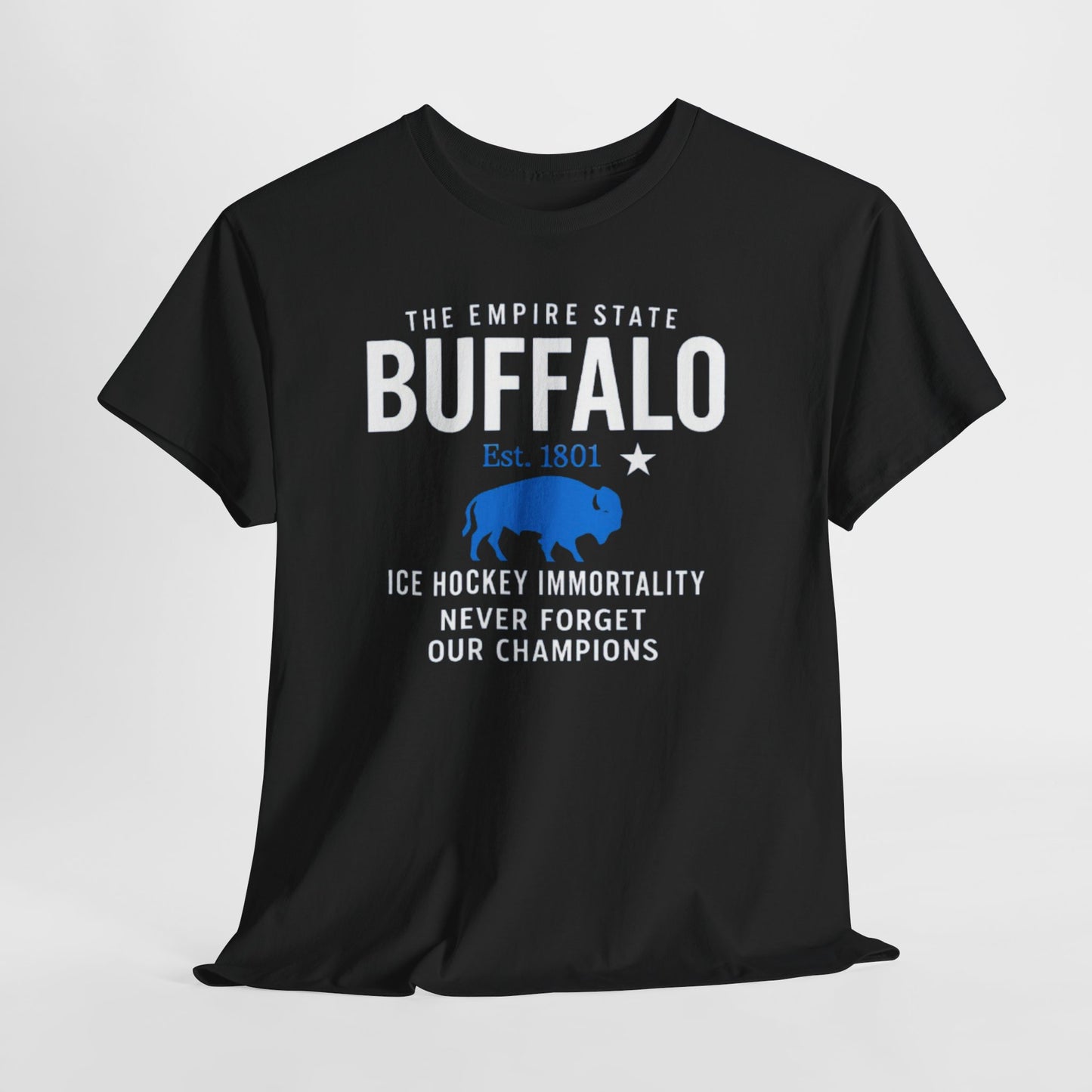 Buffalo Ice Hockey T-Shirt - "The Empire State" Tribute Tee