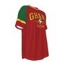 Ghana Soccer T-Shirt Red Green Yellow – Ghana Football Shirt Black Stars Fan Tee