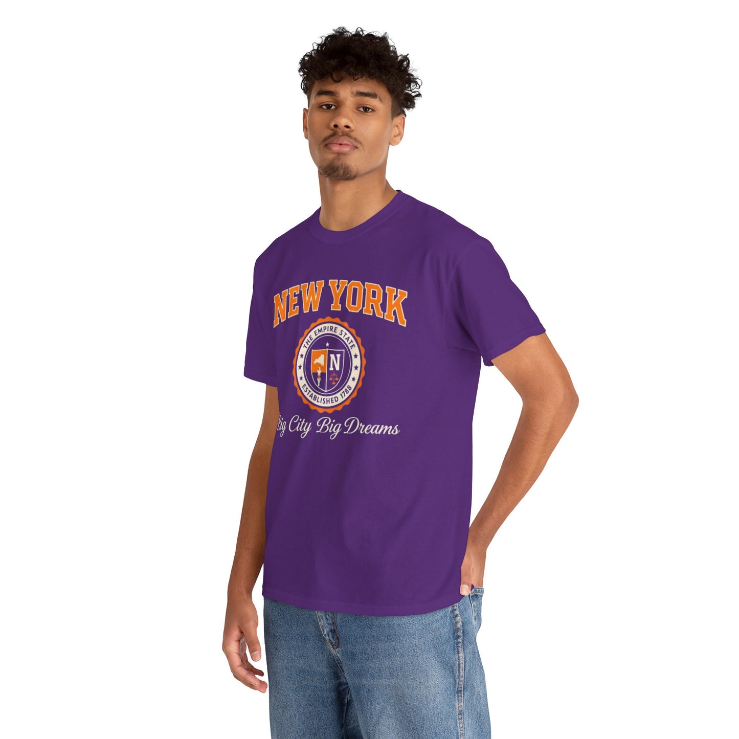 White Smoke New York 'Big City Big Dreams' T-Shirt collegiate roam ready vibe shirt