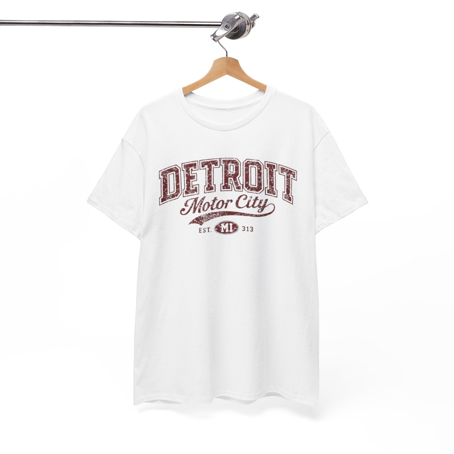 Detroit Motor City T‑Shirt — Vintage Automotive Graphic Tee – game day outfit, fan gear, image 1.0