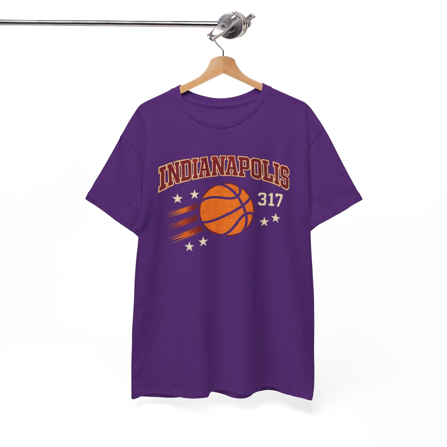 White Smoke Indianapolis Basketball Tee 317 Retro Hoop Graphic Shirt Indiana T Shirt Vintage Sports