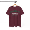 White Smoke Philadelphia Football Athletic Tee football tee college style  sports shirt  team spirit  athletic tee