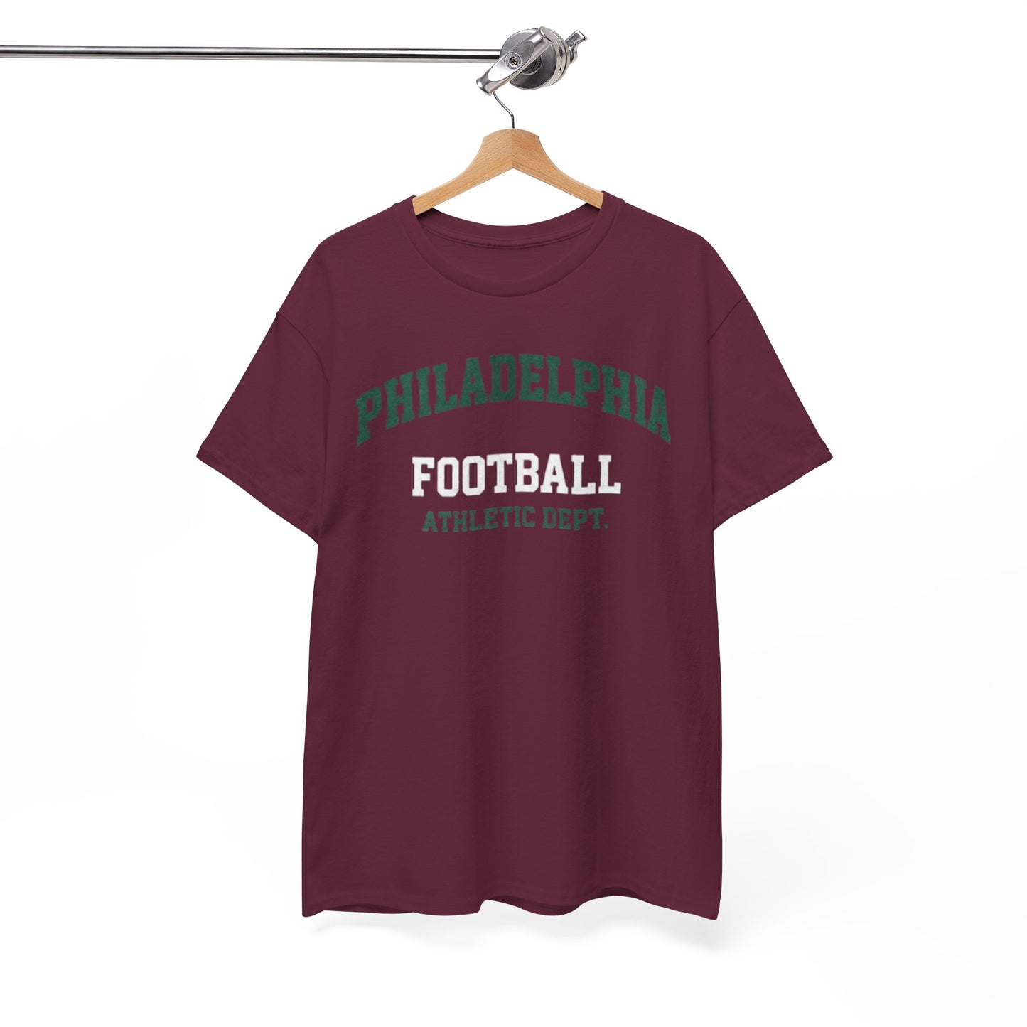 Philadelphia Football Athletic Tee football tee college style  sports shirt  team spirit  athletic tee