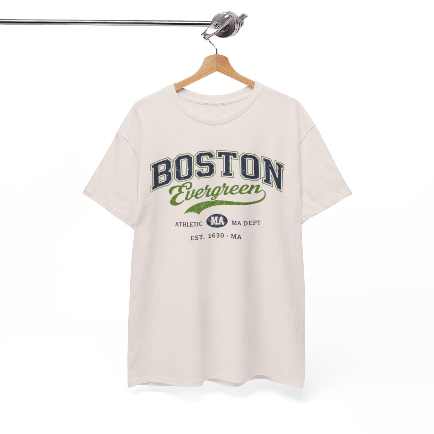 Boston Evergreen T-Shirt — Vintage Athletic City Tee