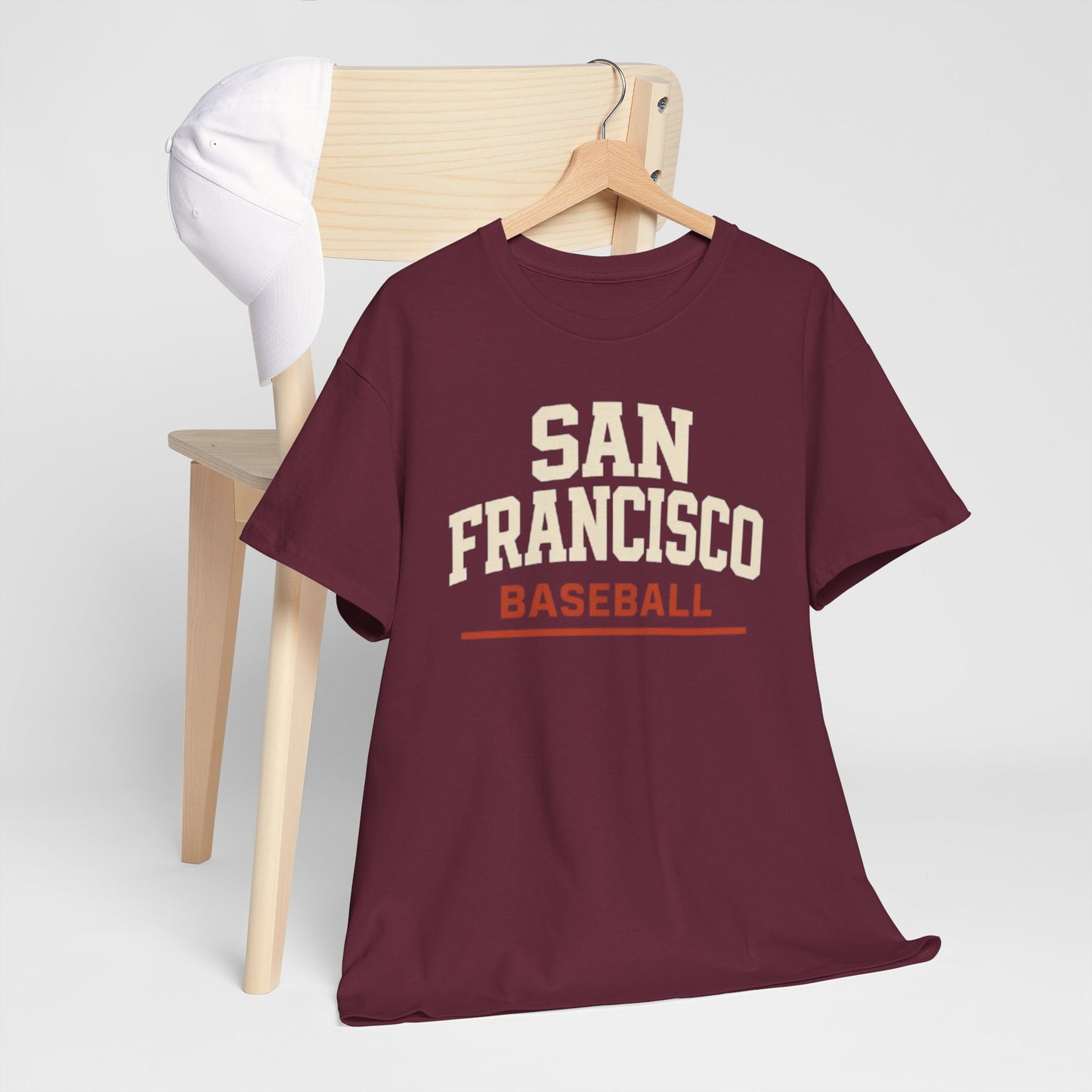 San Francisco Baseball Tee — Retro City Sports T‑Shirt