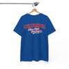 White Smoke Columbus Ohio Varsity T-Shirt – Retro College Style Streetwear Tee