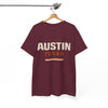 White Smoke Austin Texas Capital City Graphic T-Shirt – Minimalist City Streetwear Tee