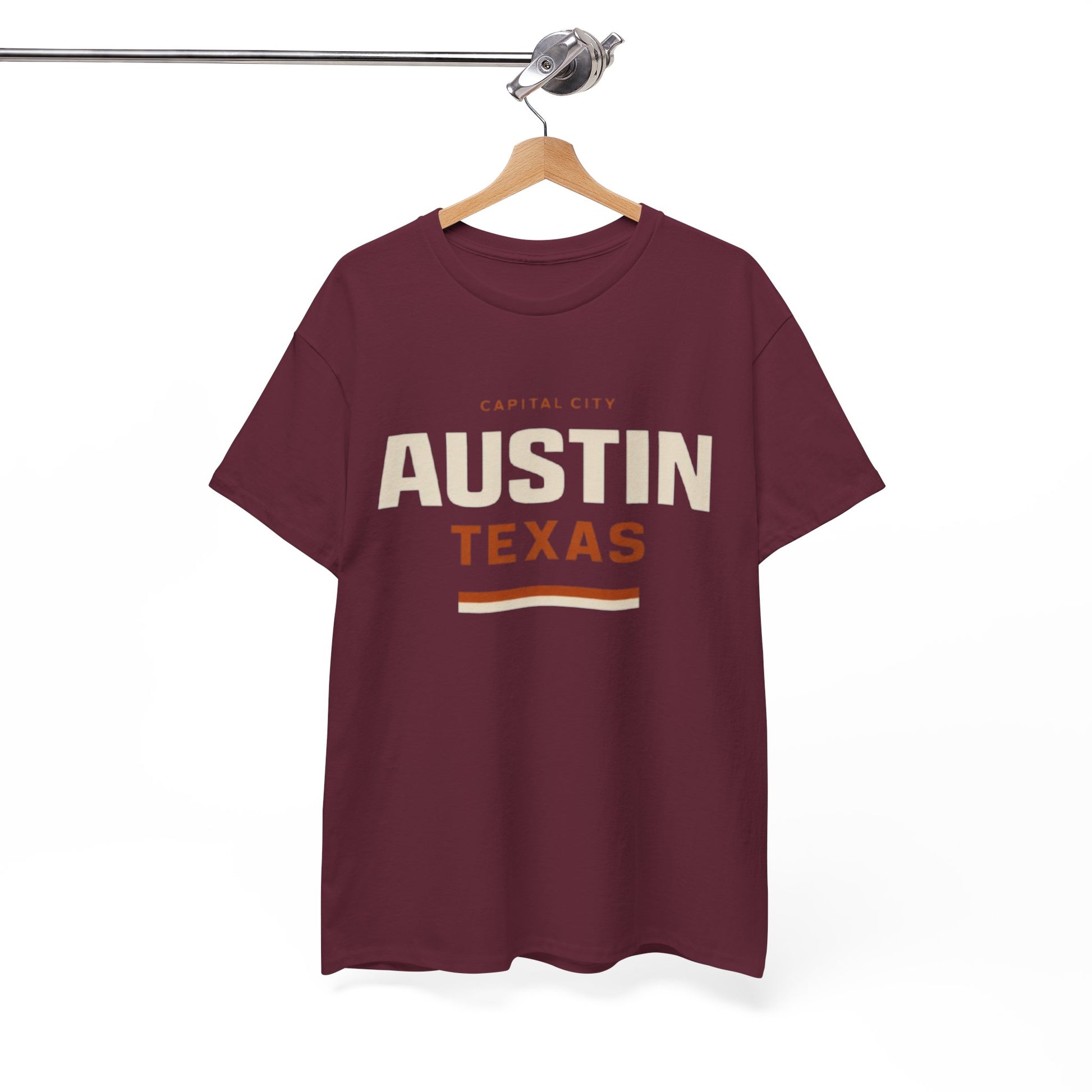 White Smoke Austin Texas Capital City Graphic T-Shirt – Minimalist City Streetwear Tee
