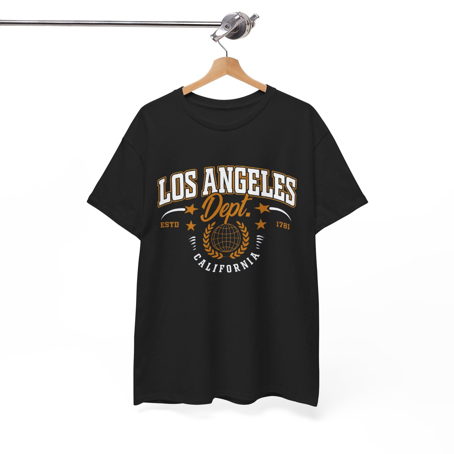 White Smoke Los Angeles Dept. T‑Shirt – Vintage California College Graphic Tee