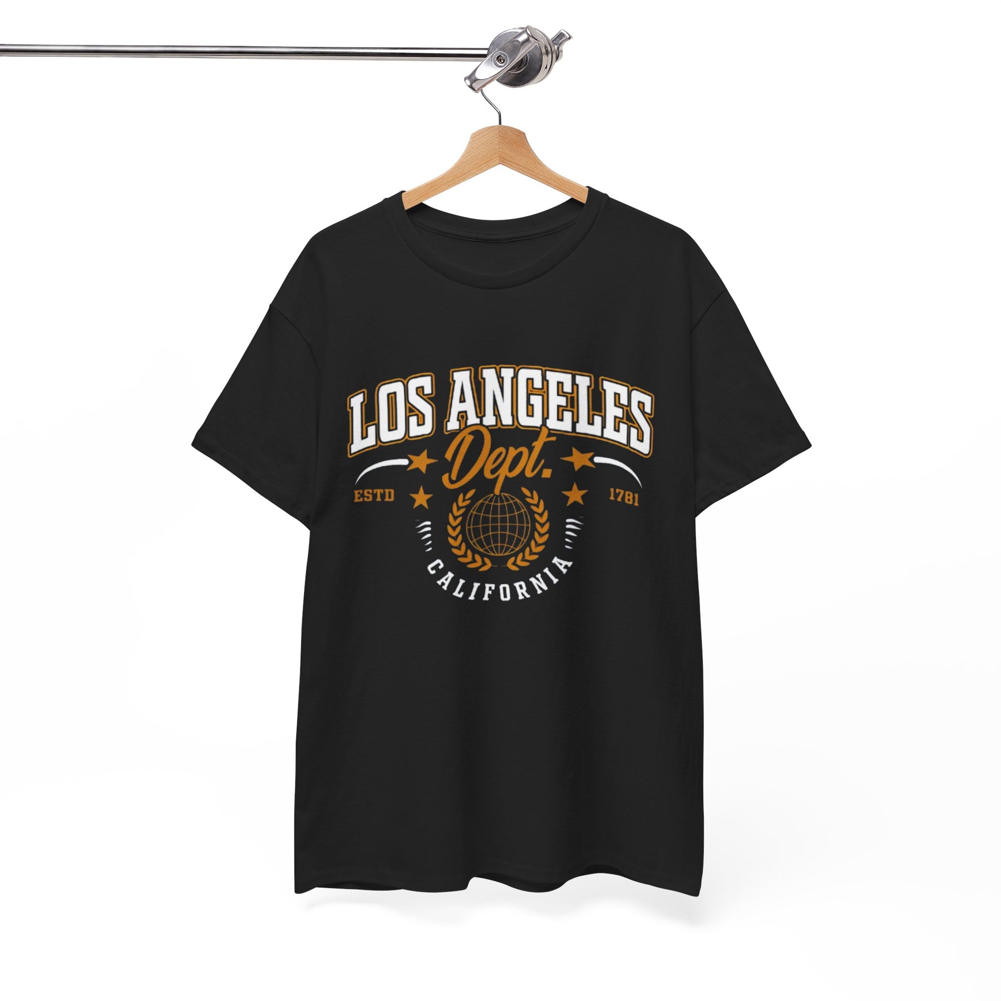 White Smoke Los Angeles Dept. T‑Shirt – Vintage California College Graphic Tee