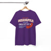 White Smoke Indianapolis Circle City 317 T Shirt Vintage Indiana City Tee Retro Graphic