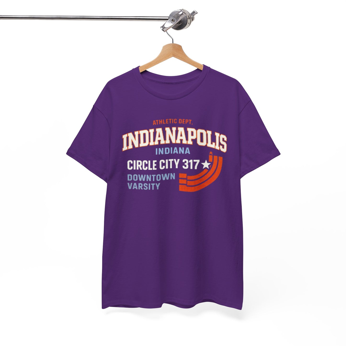 White Smoke Indianapolis Circle City 317 T Shirt Vintage Indiana City Tee Retro Graphic