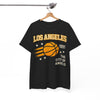 Los Angeles Basketball Tee – "The City of Angels" 1991 Vintage Basketball Shirt – lightweight game day shirt, game day outfit, image 1.0