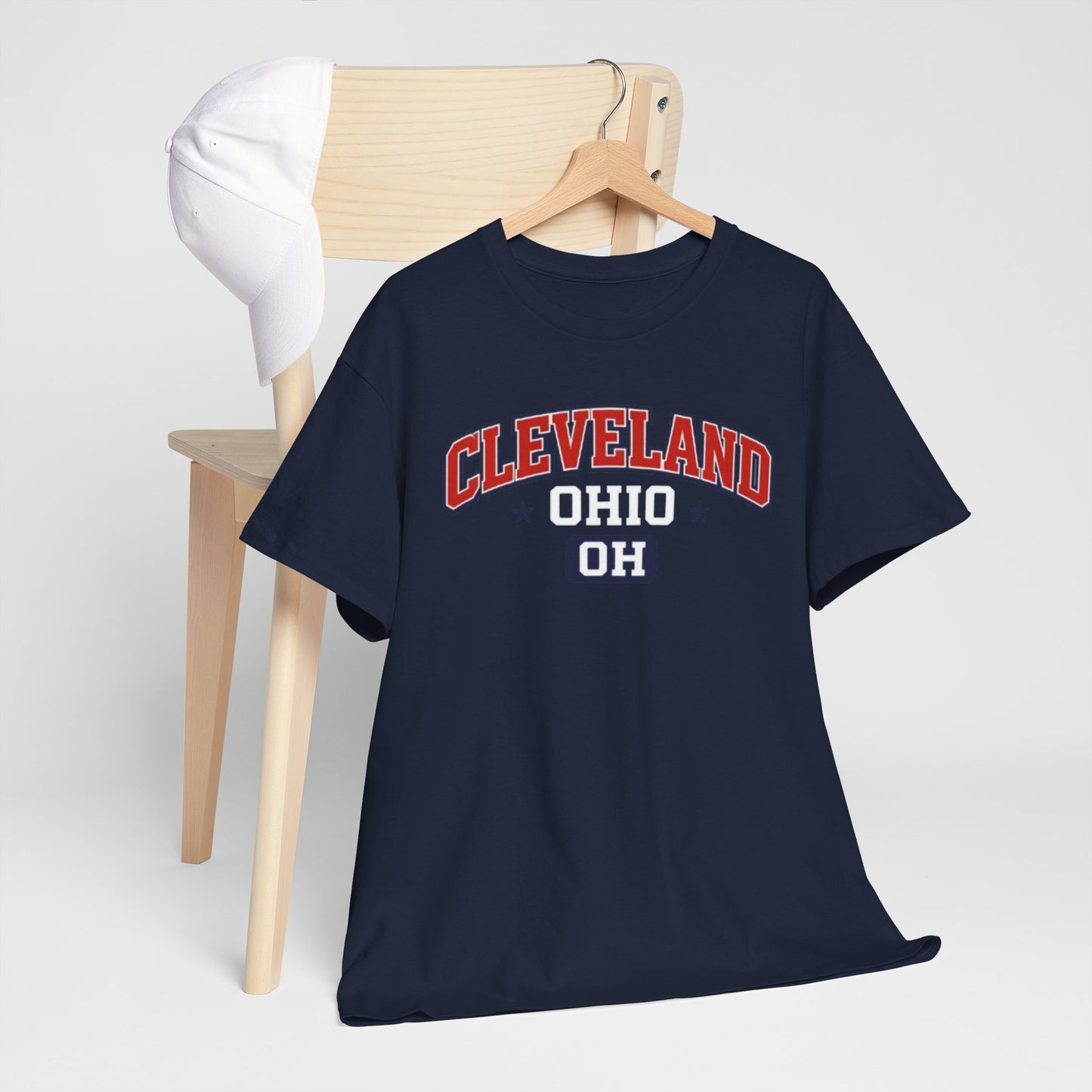 Cleveland Ohio Graphic Tee — Vintage Collegiate City  Shirt