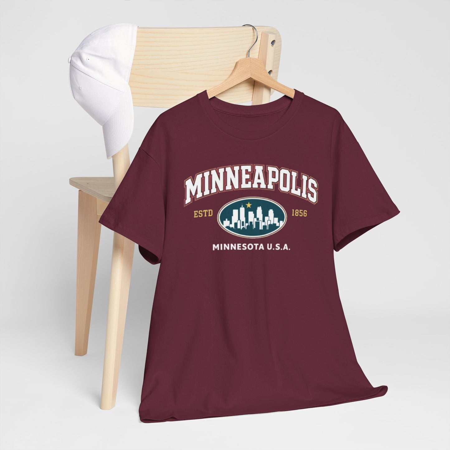 Minneapolis Skyline Tee — Minnesota U.S.A. City Graphic T-Shirt