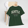 Lavender Seattle Washington Old Town Tee — Vintage Collegiate City T‑Shirt