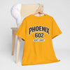 Goldenrod Phoenix 602 T-Shirt – Retro Arizona City Tee (EST 1867)