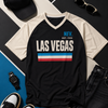 Las Vegas Est. 1905 Graphic T-Shirt – Black and Cream Urban Style Tee