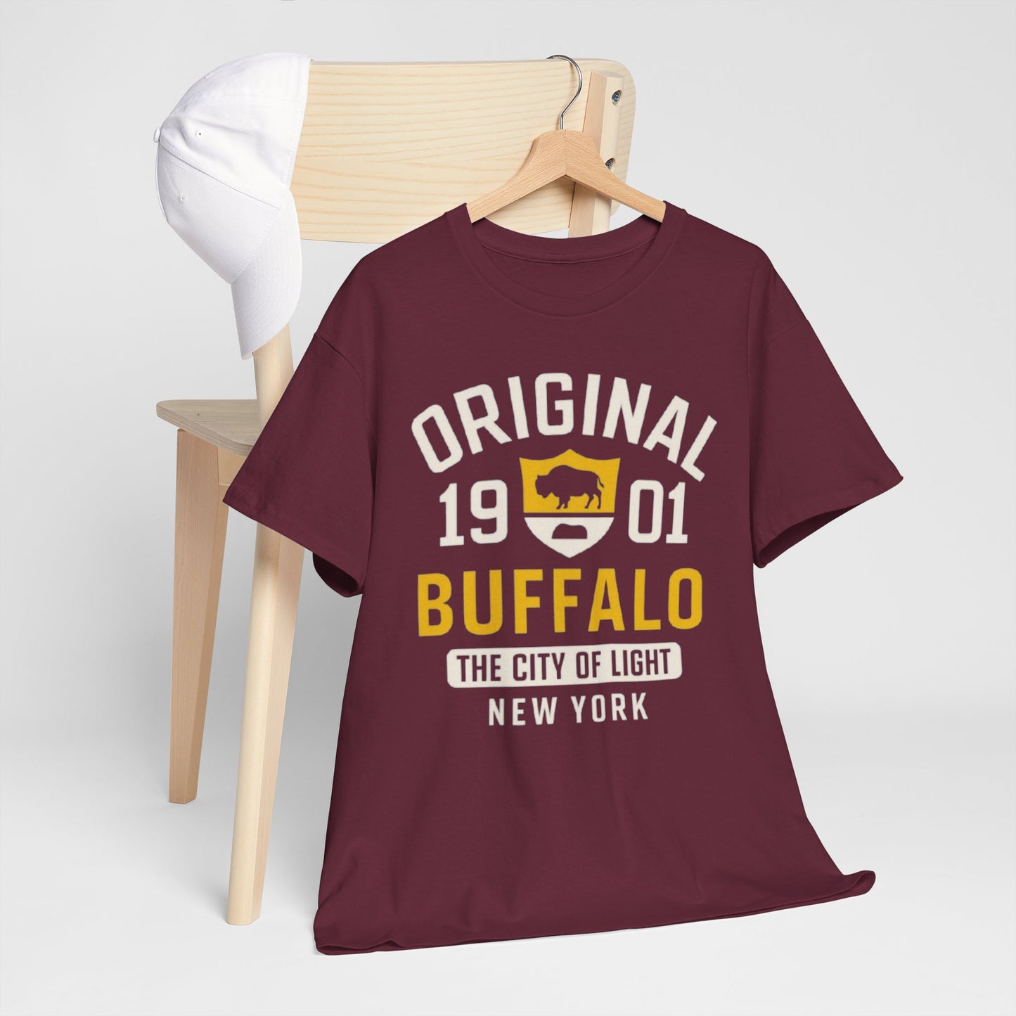 Original 1901 Buffalo T-Shirt — The City of Light, New York Tee