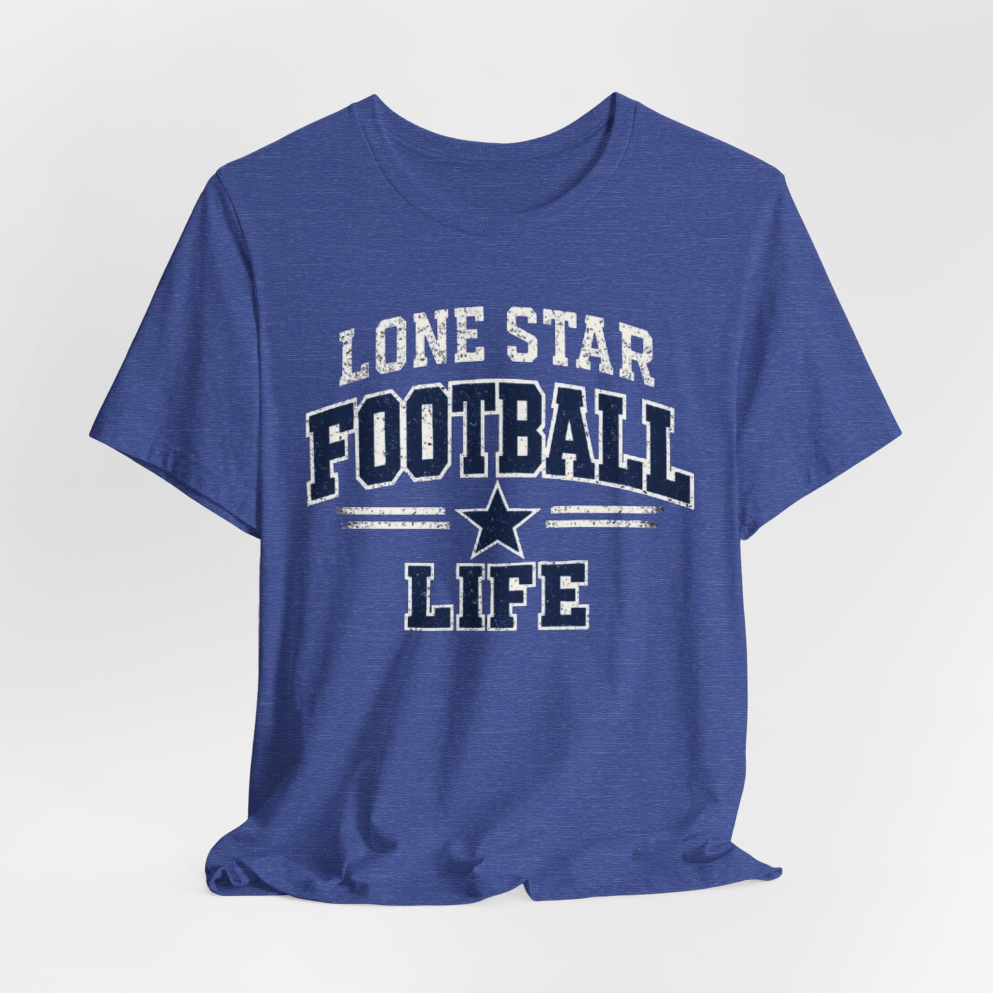 Lavender Texas Football Shirt – Lone Star Football Life Dallas Game Day T Shirt