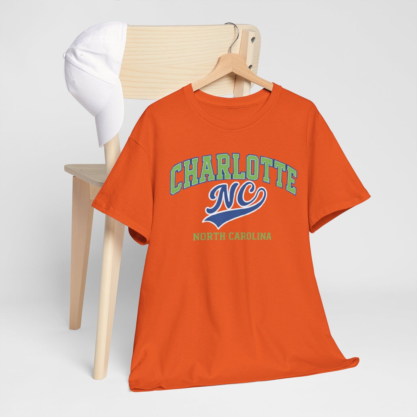 Charlotte NC North Carolina T Shirt –  Varsity Style Graphic Tee