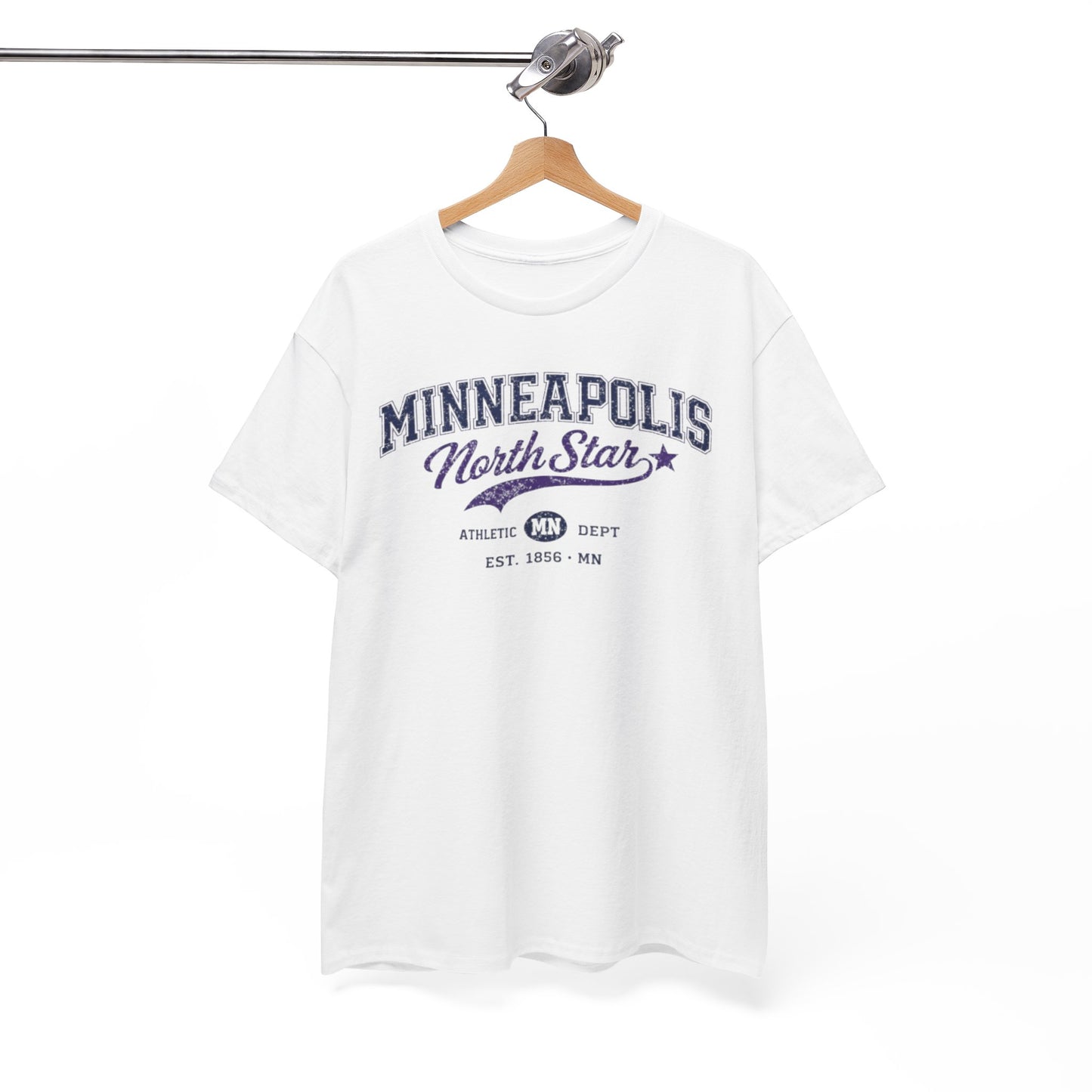 Minneapolis North Star T-Shirt — Vintage Athletic City Tee – sportswear style, football shirt, image 1.0