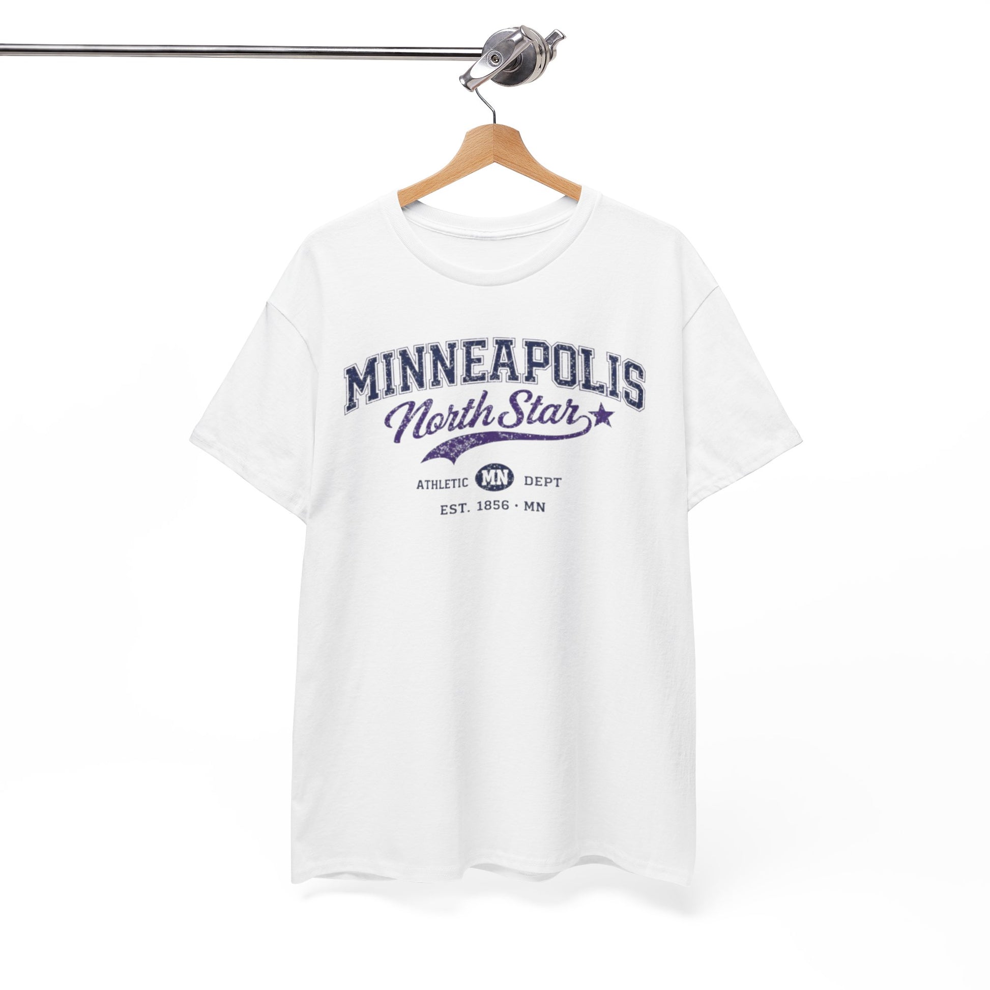 Minneapolis North Star T-Shirt — Vintage Athletic City Tee – sportswear style, football shirt, image 1.0