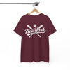 White Smoke New York Baseball T-Shirt — Crossed Bats tee