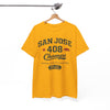 San Jose 408 Champs T-Shirt – Retro NorCal Athletic Tee