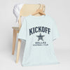 Lavender Kickoff Dallas Football Club Tee — Vintage Star Game Day Shirt