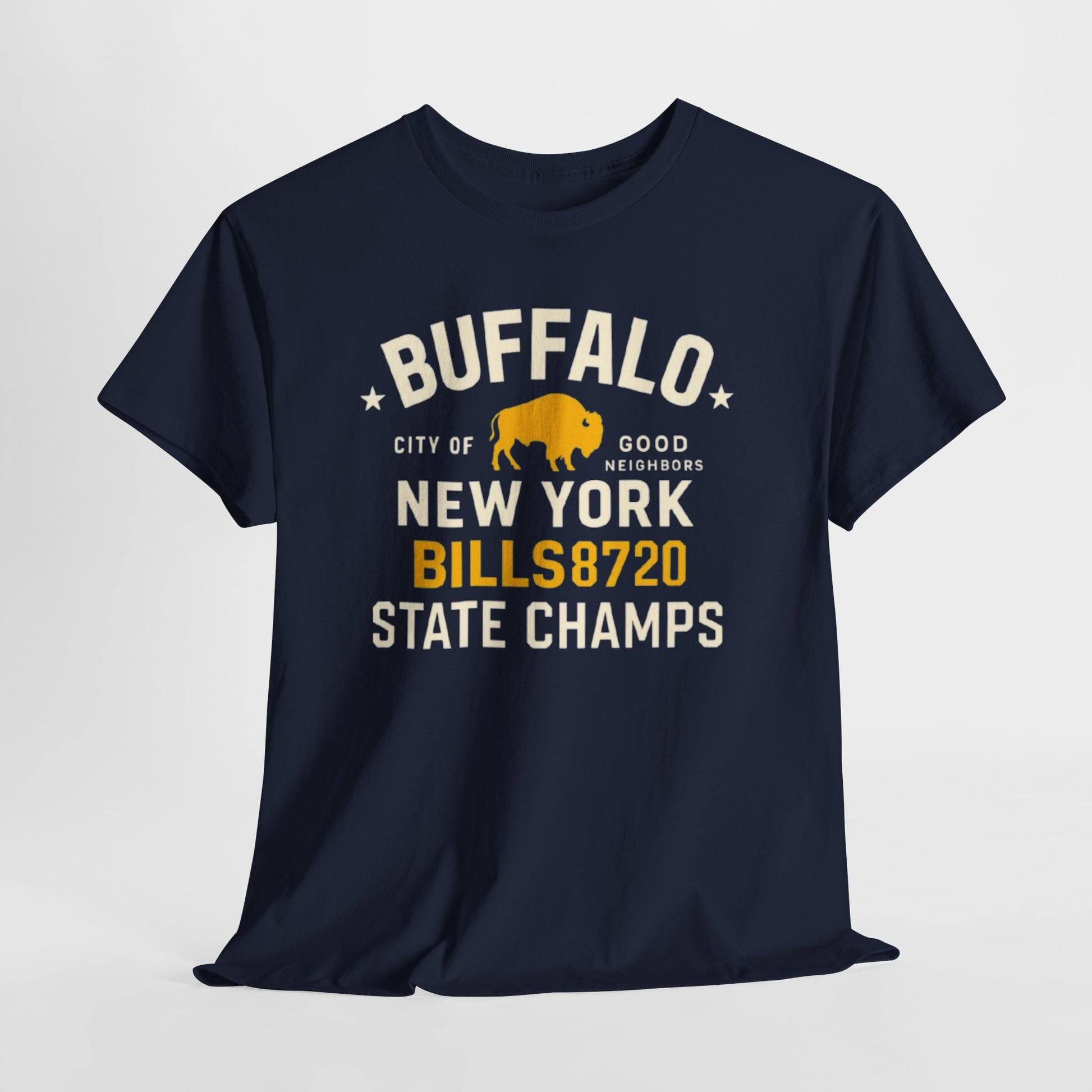 Lavender Buffalo New York Bills 8720 State Champs T‑Shirt