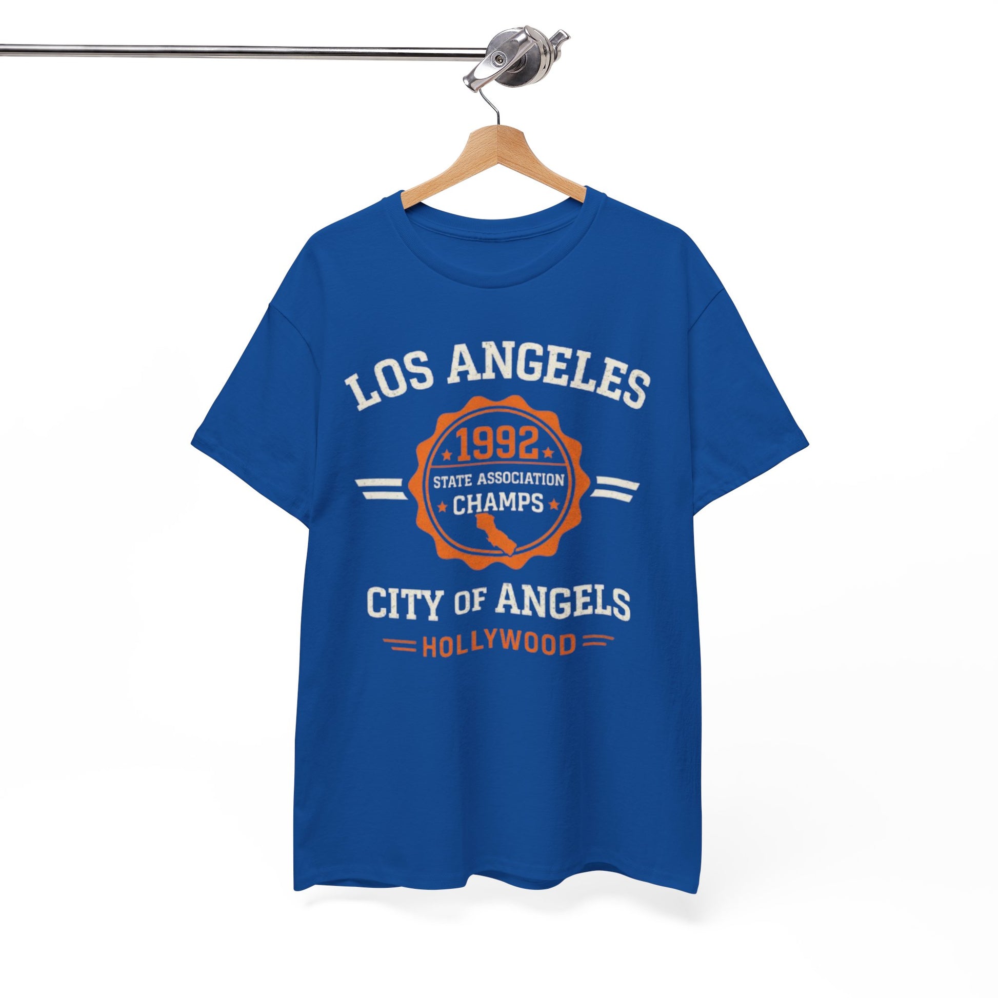 White Smoke Los Angeles 1992 Champs T-Shirt — City of Angels Hollywood Vintage Tee