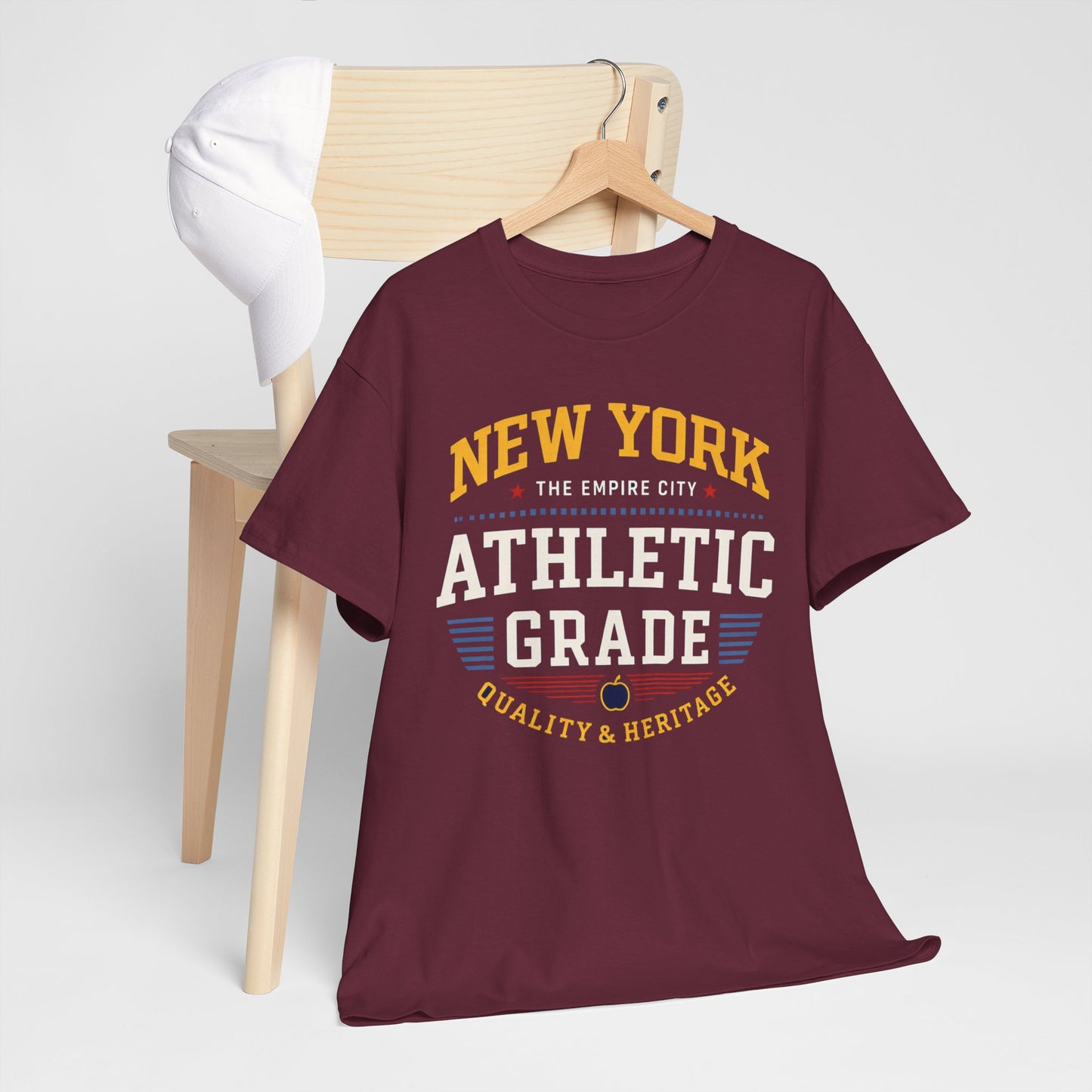 New York Athletic Grade T-Shirt — Vintage Collegiate Gym Tee