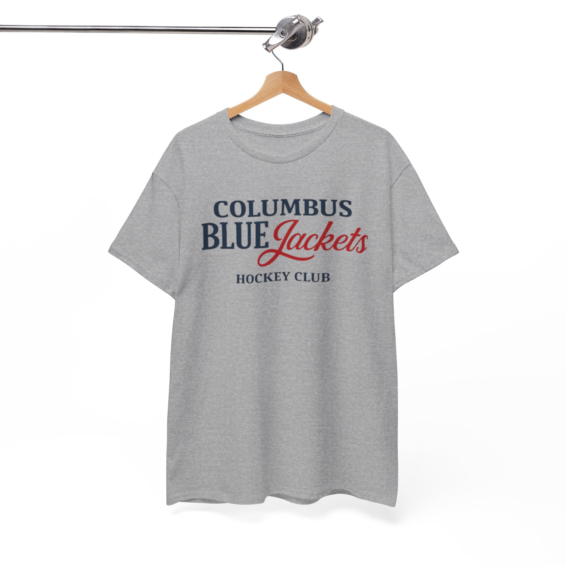 White Smoke Columbus Blue Jackets Hockey Club T‑Shirt