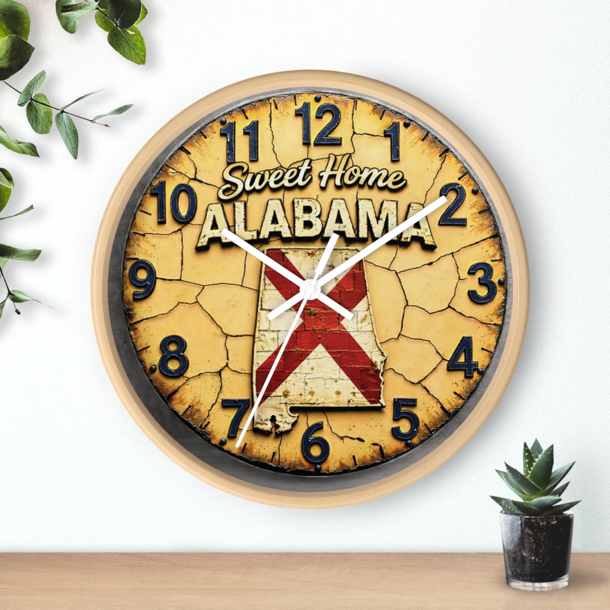 Sweet Home Alabama Vintage Wall Clock streetwear fashion product image 12